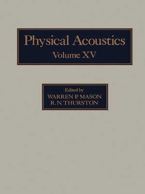 cover image of Physical Acoustics V15